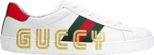Кроссовки Gucci Ace Low Guccy Print, белый