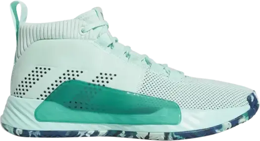 Кроссовки Adidas Dame 5 'Suga Gee', зеленый