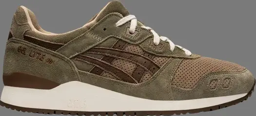 Кроссовки gel lyte 3 og 'changing of the seasons pack - fuyu' Asics, коричневый
