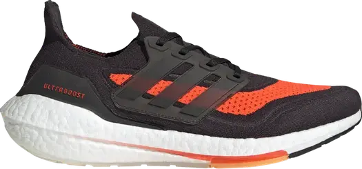 Кроссовки Adidas UltraBoost 21 Carbon Solar Red