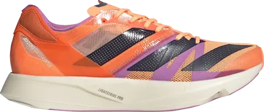 Кроссовки Adidas Adizero Takumi Sen 8 'Beam Orange Pulse Lilac', оранжевый