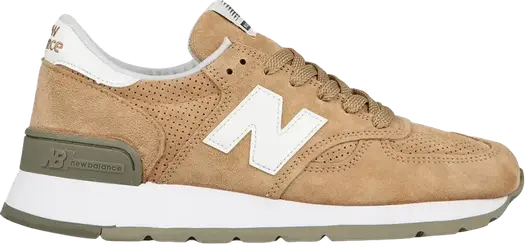 Кроссовки New Balance 990v1 Made In USA 'Hemp', загар
