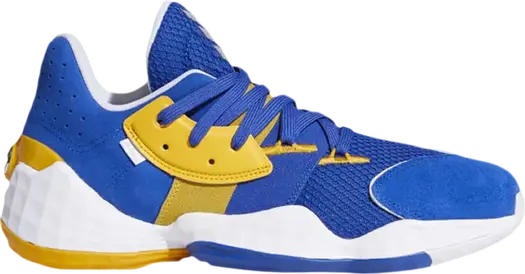 Кроссовки Adidas Harden Vol. 4 'Su Casa Mi Casa - Golden State Warriors', синий