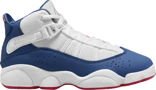 Кроссовки Jordan 6 Rings PS True Blue, белый