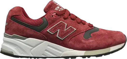 Кроссовки New Balance 999 Made in USA 'Burgundy Grey', красный