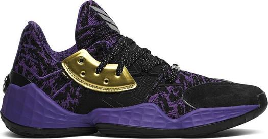 Кроссовки Adidas Star Wars x Harden Vol. 4, черный/фиолетовый/золотой