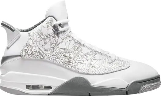 Кроссовки Jordan Dub Zero White Cool Grey, белый