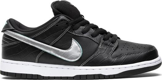 Кроссовки Nike Diamond Supply Co. x Dunk Low Pro SB 'Black Diamond', черный