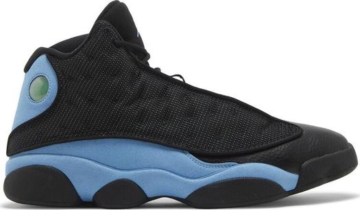 Кроссовки Air Jordan 13 Retro Black University Blue, черный