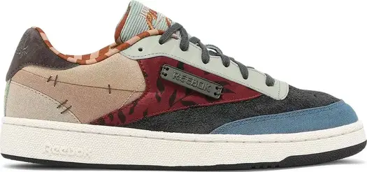 Кроссовки Reebok Club C 85 'Patchwork' x Kung Fu Panda