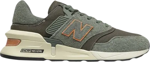 Кроссовки New Balance 997S 'Slate Green Camo', зеленый
