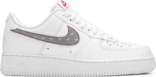 Кроссовки Nike 3M x Air Force 1 '07 'White', белый