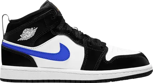 Кроссовки Air Jordan 1 Mid PS Black Racer Blue, черный
