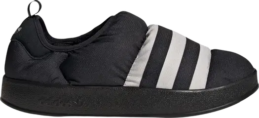 Кроссовки Adidas Puffylette 'Black Grey', черный