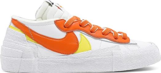 Кроссовки Nike sacai x Blazer Low 'Magma Orange', оранжевый