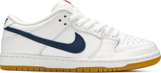 Кроссовки Nike Dunk Low Pro ISO SB 'Orange Label - White Navy', белый