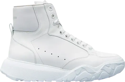 Кроссовки Alexander McQueen Court Trainer High White, белый