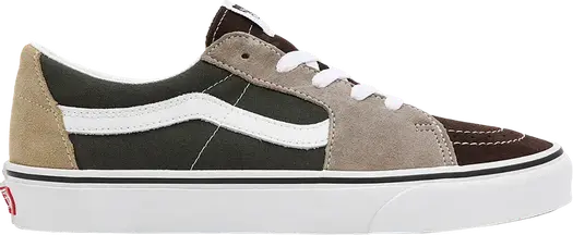 Кроссовки Vans Sk8-Low Color Block - Demitasse, коричневый