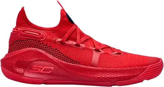 Кроссовки Under Armour Curry 6 GS Heart Of The Town, красный