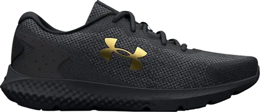 Кроссовки Under Armour Charged Rogue 3 Black Metallic Gold, черный