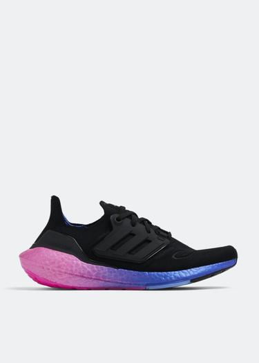 Мужские кроссовки Adidas UltraBoost 22, черный/розовый/голубой