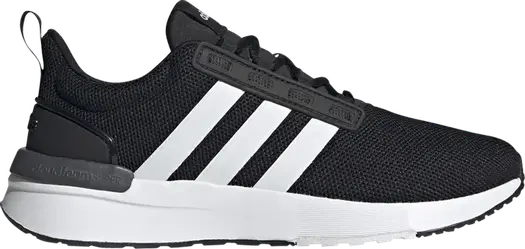 Кроссовки Adidas Racer TR21 Wide 'Black White', черный