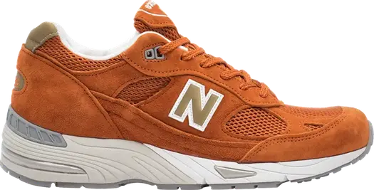 Кроссовки New Balance 991 Made in England 'Eastern Spices', оранжевый