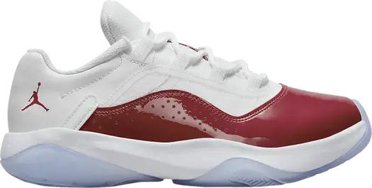 Кроссовки Air Jordan 11 CMFT Low GS White Gym Red, белый