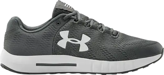 Кроссовки Under Armour Micro G Pursuit BP Pitch Grey White, серый