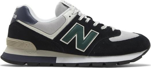 Кроссовки New Balance 574 Rugged, черный/зеленый
