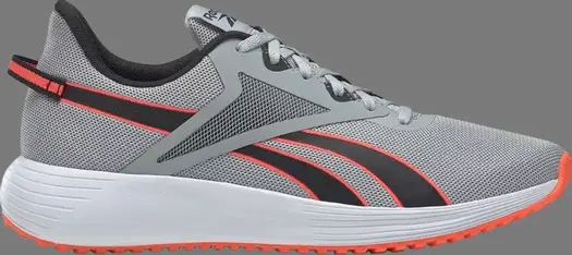 Кроссовки lite plus 3 'grey orange flare' Reebok, серый