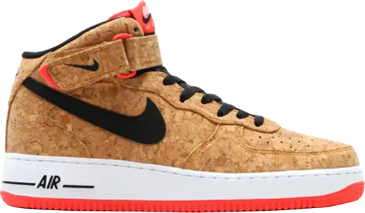 Кроссовки Nike Air Force 1 Mid 'Cork', загар