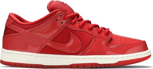 Кроссовки Nike Dunk Low Pro SB 'Red Patent Leather', красный