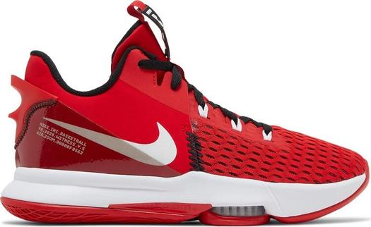 Кроссовки Nike LeBron Witness 5 'University Red', красный