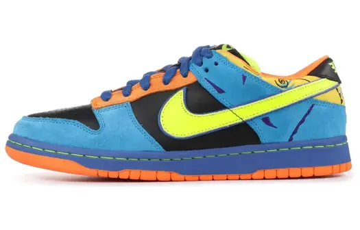 Кроссовки Nike Sb Dunk Low Skate Or Die, черный/голубой