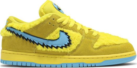 Кроссовки Nike Grateful Dead x Dunk Low SB 'Yellow Bear', желтый