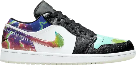 Кроссовки Air Jordan 1 Low Galaxy, белый