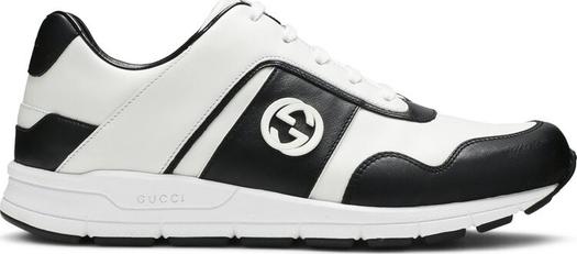 Кроссовки Gucci GG Low Black White, черные