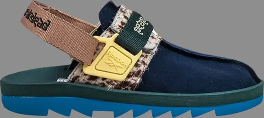 Кроссовки brain dead x beatnik 'pathways' Reebok, синий
