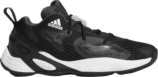 Кроссовки Adidas Exhibit A 'Black White', черный