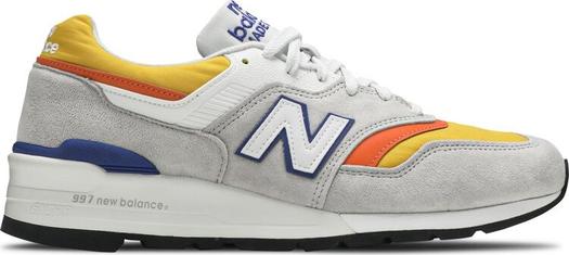 Кроссовки New Balance 997 Made In USA 'Grey Orange', серый