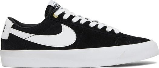 Кроссовки Nike Zoom Blazer Low Pro GT SB 'Black White', черный