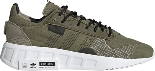 Кроссовки Adidas Geodiver+ Primeblue 'Focus Olive', зеленый