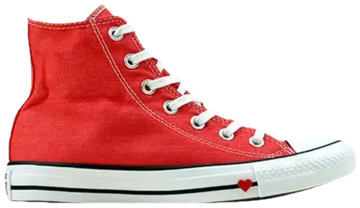 Кроссовки Converse Chuck Taylor All Star High Denim Love - Sedona Red, красный