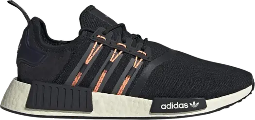Кроссовки Adidas NMD_R1 'Black Beam Orange', черный