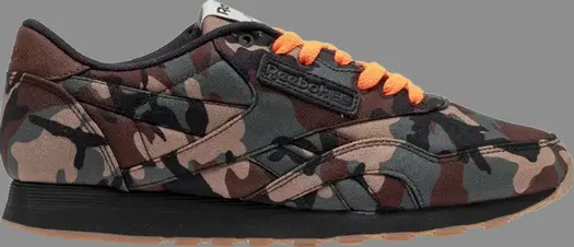 Кроссовки g.i. joe x shoe palace x classic nylon Reebok, зеленый