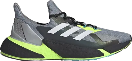 Кроссовки Adidas X9000L4 'Grey Volt', серый