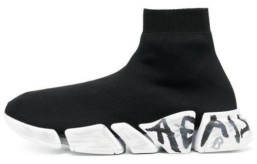 Кроссовки Balenciaga Speed 2.0 Lifestyle, платформа, черный