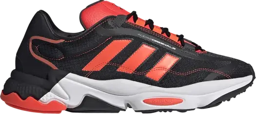 Кроссовки Adidas Ozweego 'Black Solar Red', черный