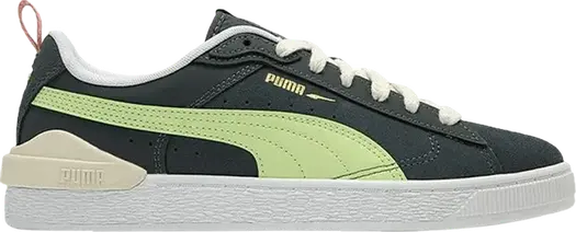 Кроссовки Puma Suede Bloc Mix - Dark Slate Butterfly, черный
